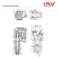 Feed Beam With Motor Atlas Copco Simba Junior Parts - Master