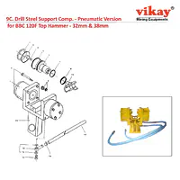 Drill Steel Support Comp Pneumatic Version - Master