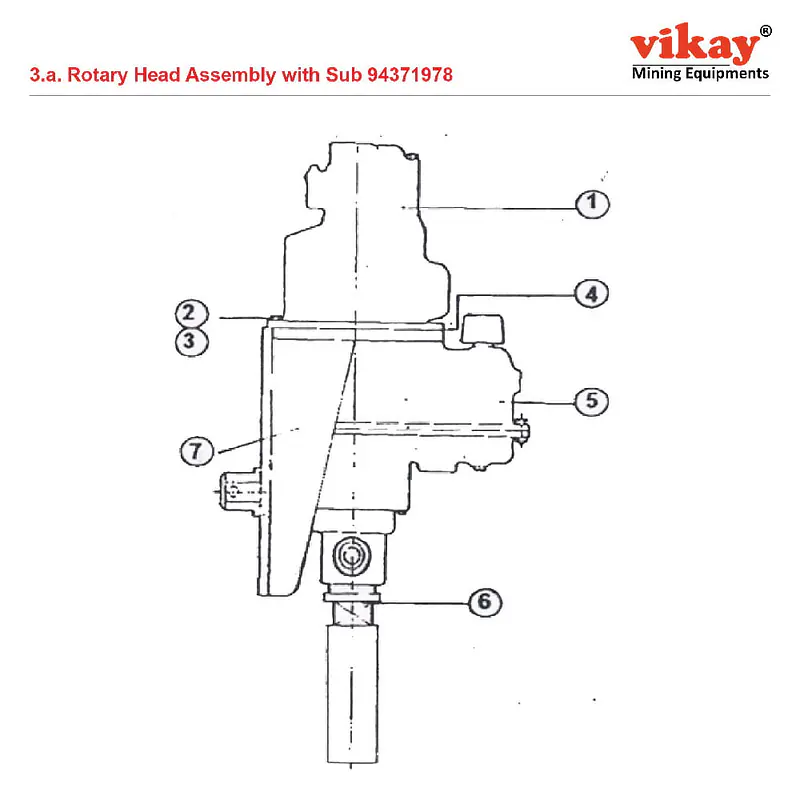 Rotary Head Assly. Ingersoll Rand LM 100 Parts - Master