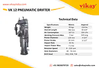BBC 120F Pneumatic Drifter | VK 12 Pneumatic Drifter - Master