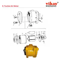Traction Air Motor 5021016081A Replacement - Master