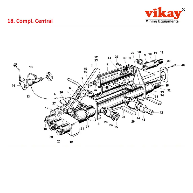 Compl. Central 0180696000 Replacement Parts - Master