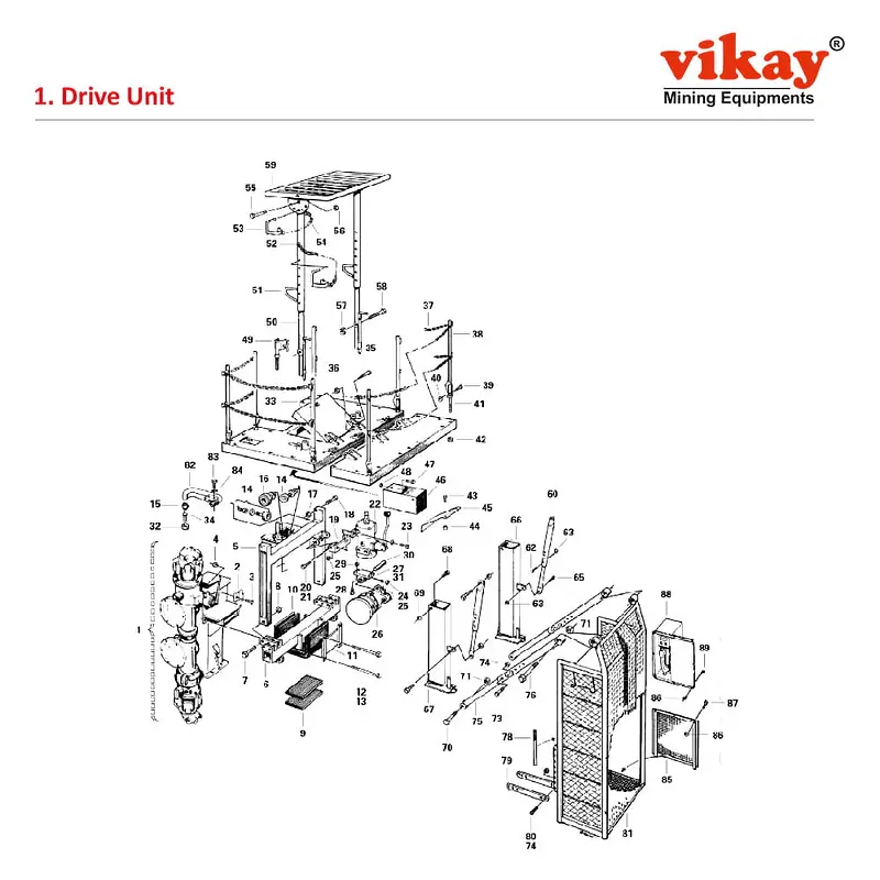 Drive Unit Alimak Raise Climber Parts - Master