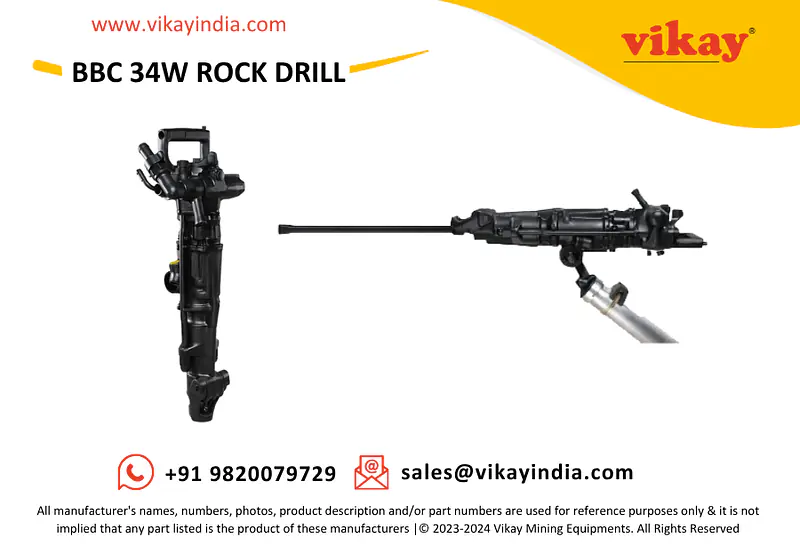 BBC 34W Atlas Copco Rock Drill - Master