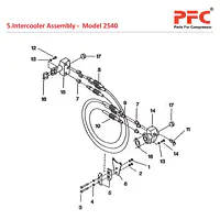 Intercooler IR 2540 Air Compressor Parts - Master