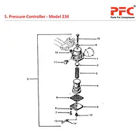 Pressure Controller IR 234 Air Compressor Parts - Master