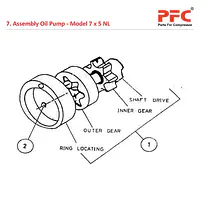 Oil Pump IR 7 x 5 ESV NL Air Compressor Parts - Master