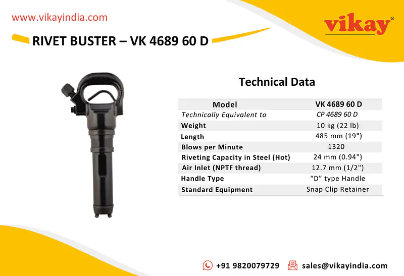 VK 4689D Riveting Hammer - Master