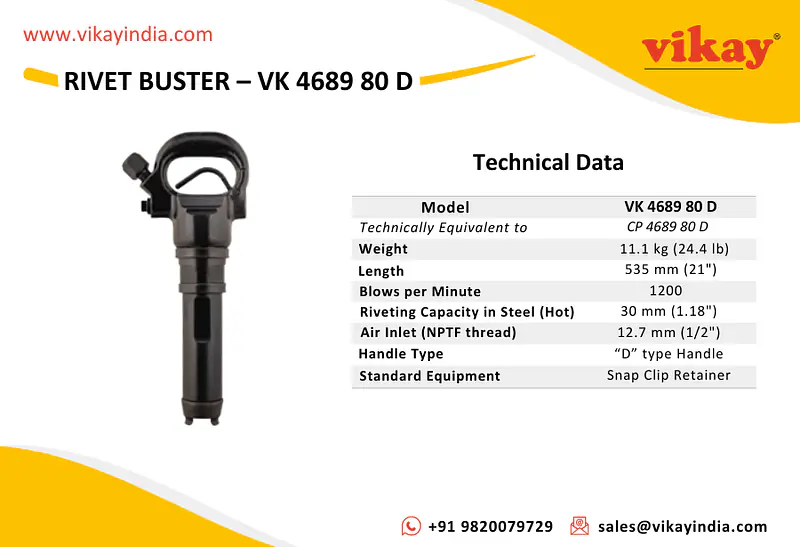 VK 4689D Riveting Hammer - Master