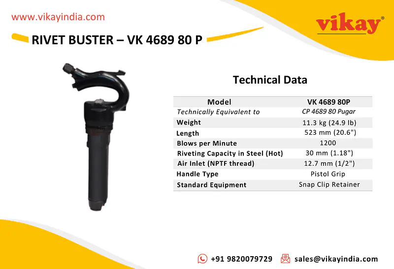 VK 4689P Riveting Hammer - Master