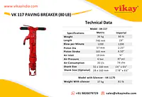 VK 117 Paving Breaker-80lbs - Master