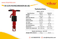VK 117S Paving Breaker-81lb - Master