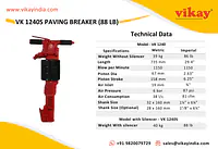 VK 1240S Paving Breaker-88lb - Master