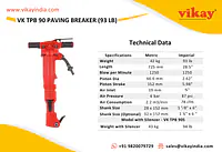 VK TPB 90 Paving Breaker-93lb - Master