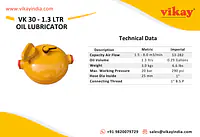 1.3 Ltr Oil Lubricators VK 30 Vikay - Master