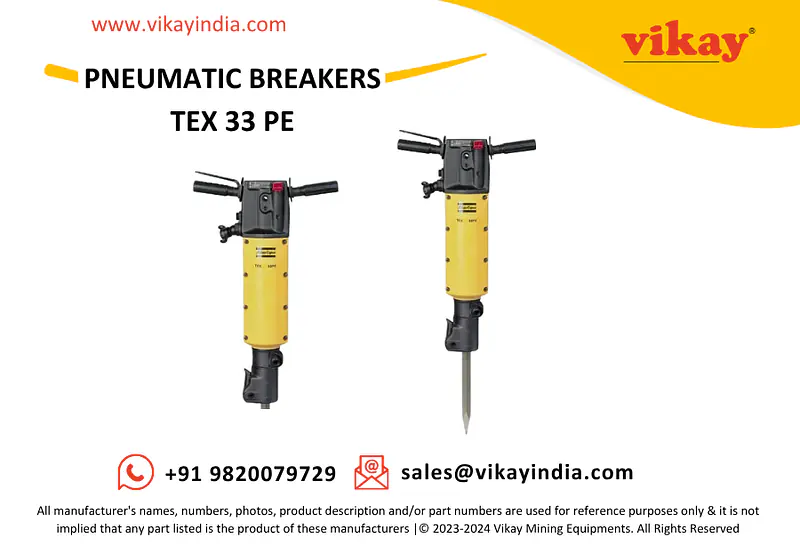 TEX 33 PE Atlas Copco Pneumatic Breaker - Master