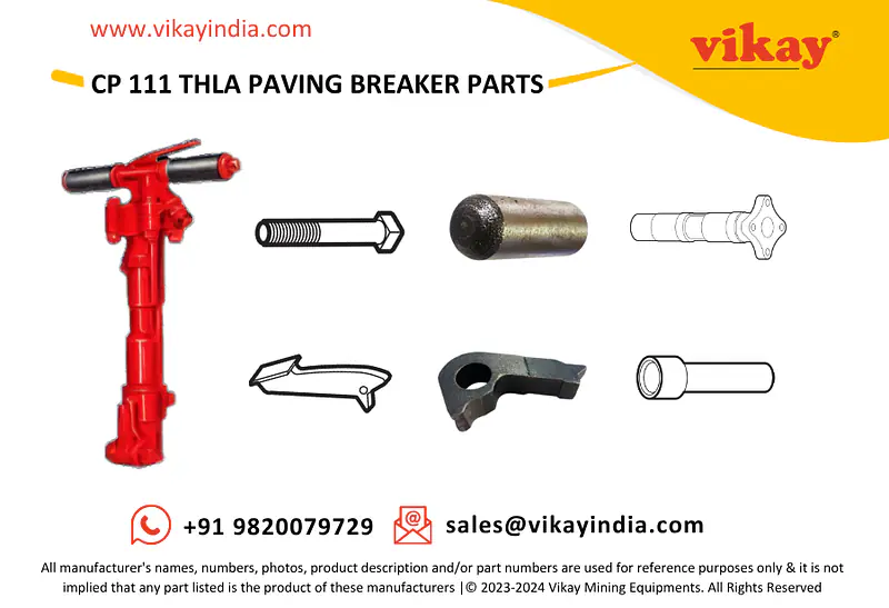 CP 111 THLA Paving Breaker Spare Parts - Master