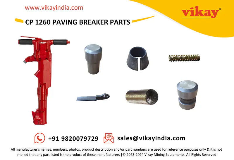 CP 1260 Chicago Pneumatic Paving Breaker Parts - Master