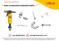 RTEX 15 Pneumatic Breaker Spare Parts - Master