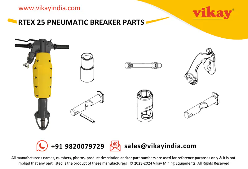 RTEX 25 Pneumatic Breaker Spare Parts - Master