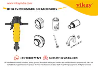 RTEX 35 Pneumatic Breaker Spare Parts - Master