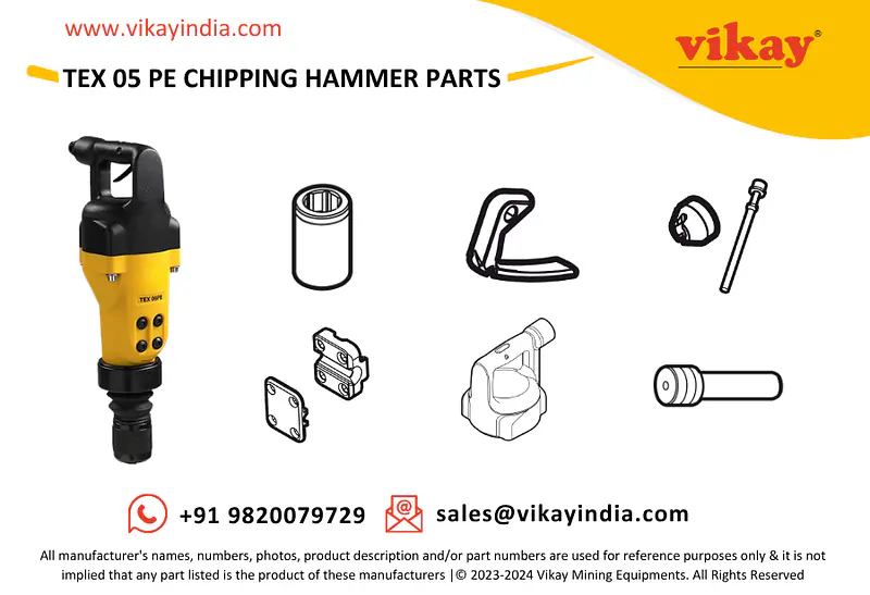 TEX 05 PE Chipping Hammer Spare Parts - Master