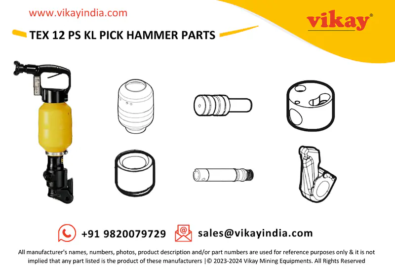 TEX 12 PS KL Pick Hammer Spare Parts - Master