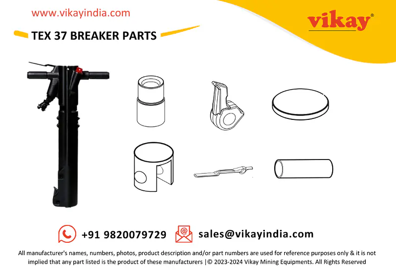 TEX 37 Pneumatic Breaker Spare Parts - Master