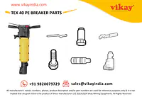 TEX 40 PE Pneumatic Breaker Spare Parts - Master