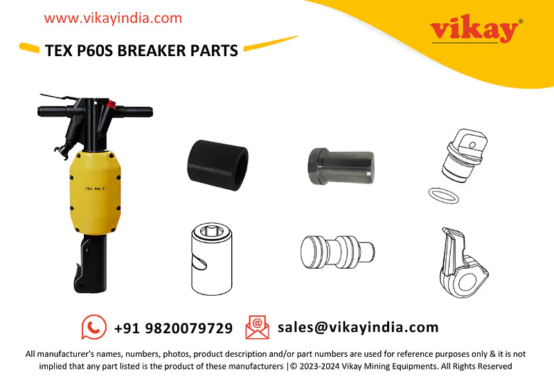 TEX P60S Pneumatic Breaker Spare Parts - Master