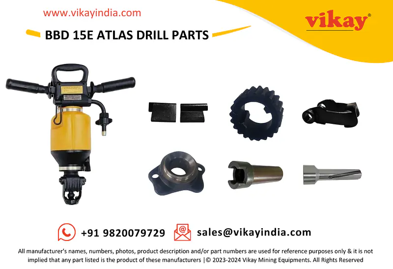 Bbd 15E Atlas copco Rock Drill Parts - Master