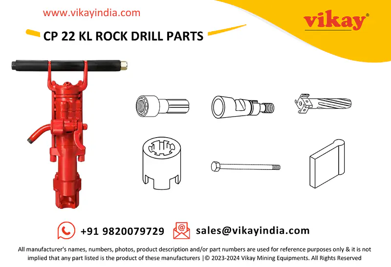 Cp 22 KL Chicago Pneumatic Rock Drill Parts - Master