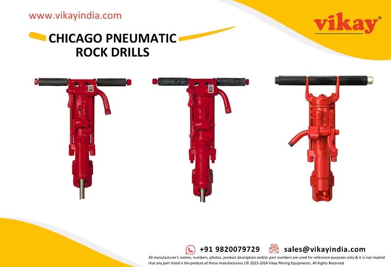 Chicago Pneumatic Rock Drill - Master