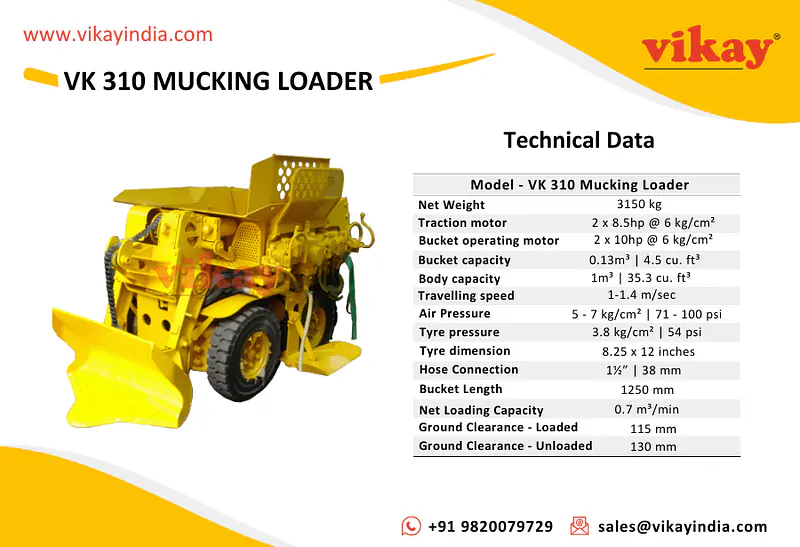 VK 310 Mucking Loader - Master