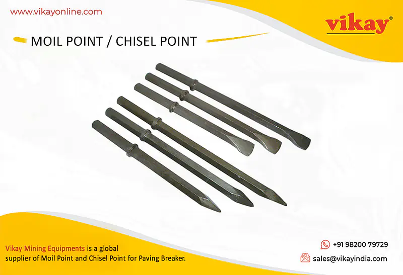 Moil Point / Peg Point For Paving Breaker - Master