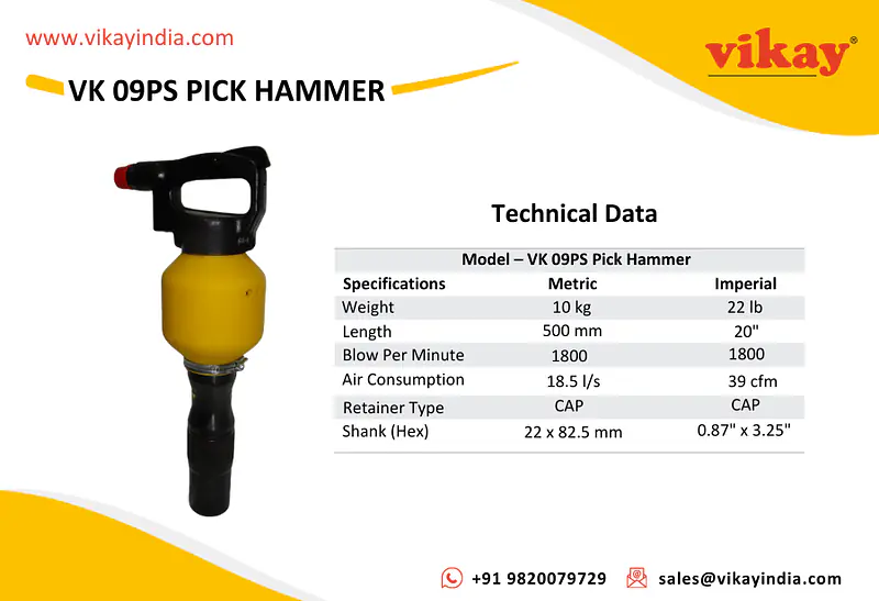 VK 09PS Pick Hammer - Master
