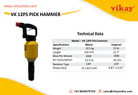 VK 12PS Pick Hammer - Master