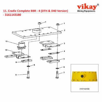 Cradle Complete 3161143180 Replacement