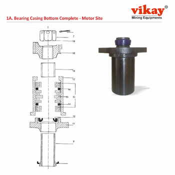 Bearing Casing Bottom Complete  Motor Side M9900