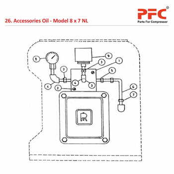 Accessories Oil IR 8 x 7 ESV NL Air Compressor Parts