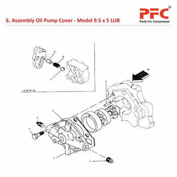 Oil Pump Cover IR 9 1/2 x 5 ESV LUB Parts