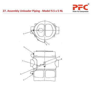 Assly. Unloader Piping IR 9 1/2 x 5 ESV NL Parts