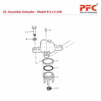 Unloader IR 9 1/2 x 5 ESV LUB Air Compressor Parts