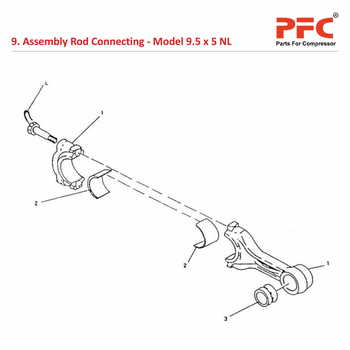 Rod Connecting IR 9 1/2 x 5 ESV NL Parts