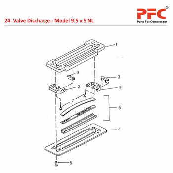 Valve Discharge IR 9 1/2 x 5 ESV NL Compressor Parts