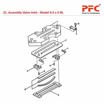 Valve Inlet IR 9 1/2 x 5 ESV NL Air Compressor Parts