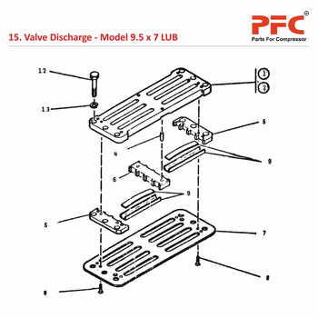 Valve Discharge IR 9 1/2 x 7 ESV LUB Parts