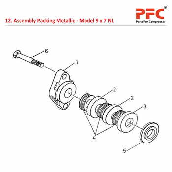 Packing Metallic IR 9 x 7 ESV NL Compressor Parts