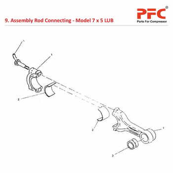 Rod Connecting IR 7 x 5 ESV LUB Compressor Parts