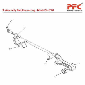 Rod Connecting IR 9 x 7 ESV NL Compressor Parts